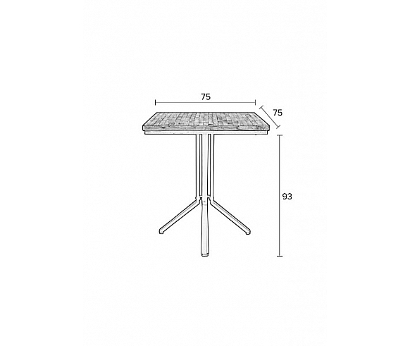 Maze 2 console table